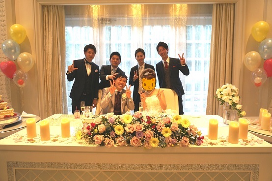 人事部メンバーの結婚式 ライクアカデミー 採用サイト